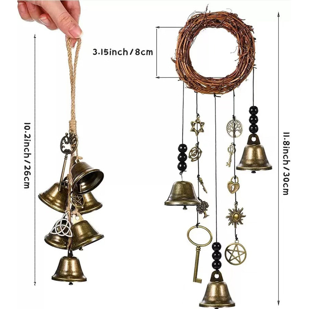 Outdoor Bells, Witch Wind Chimes - thebodymindsoulshop