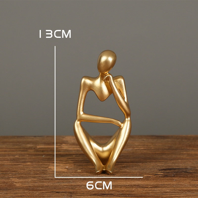 Modern Abstract Thinker Statues - thebodymindsoulshop