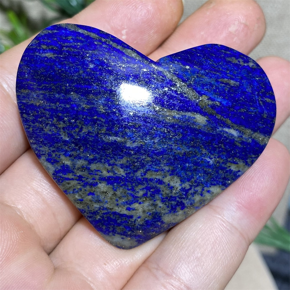 Lapis Lazuli Blue Heart - thebodymindsoulshop