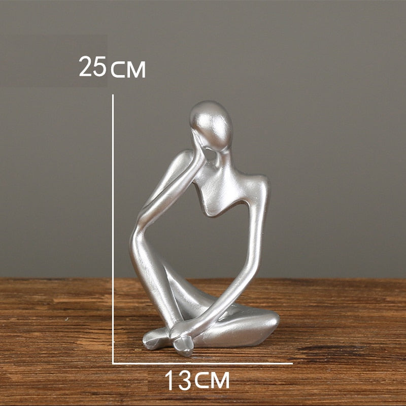 Modern Abstract Thinker Statues - thebodymindsoulshop