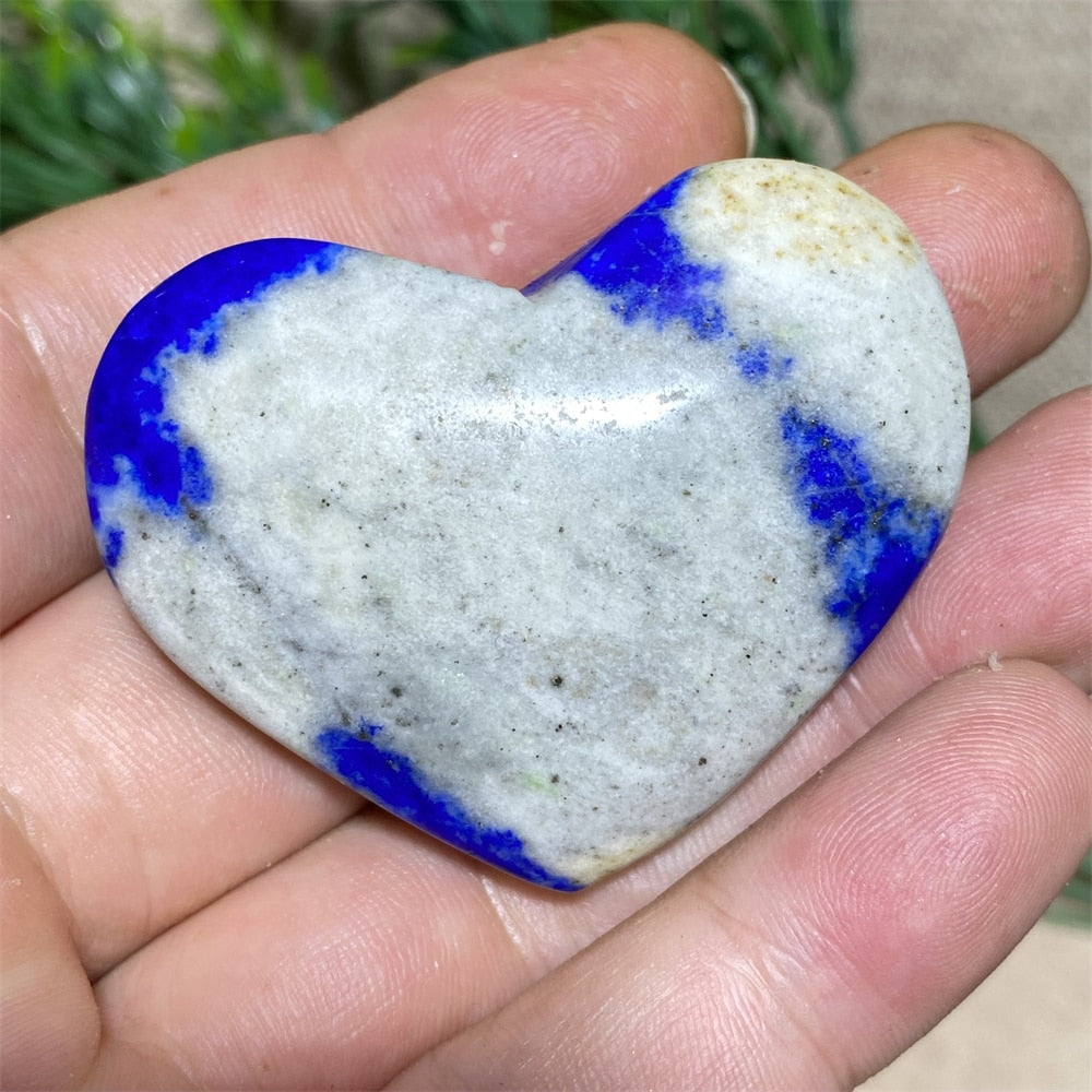 Lapis Lazuli Blue Heart - thebodymindsoulshop