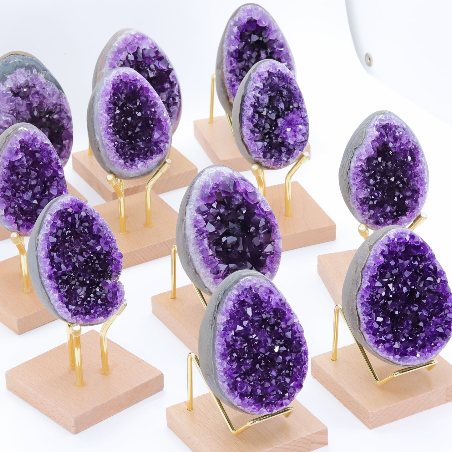 Amethyst Mini Eggs Geodes - thebodymindsoulshop