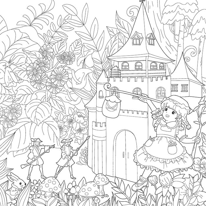 Don't Worry Fairy Tale, Adult/Teen Coloring book - thebodymindsoulshop