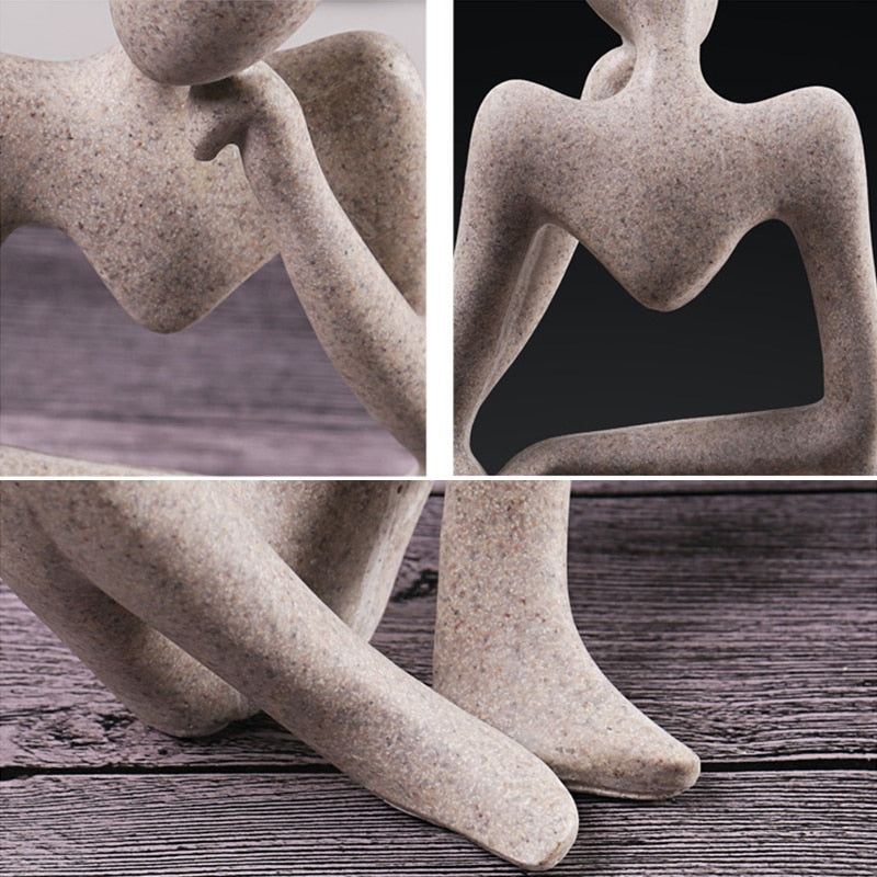 Modern Abstract Thinker Statues - thebodymindsoulshop