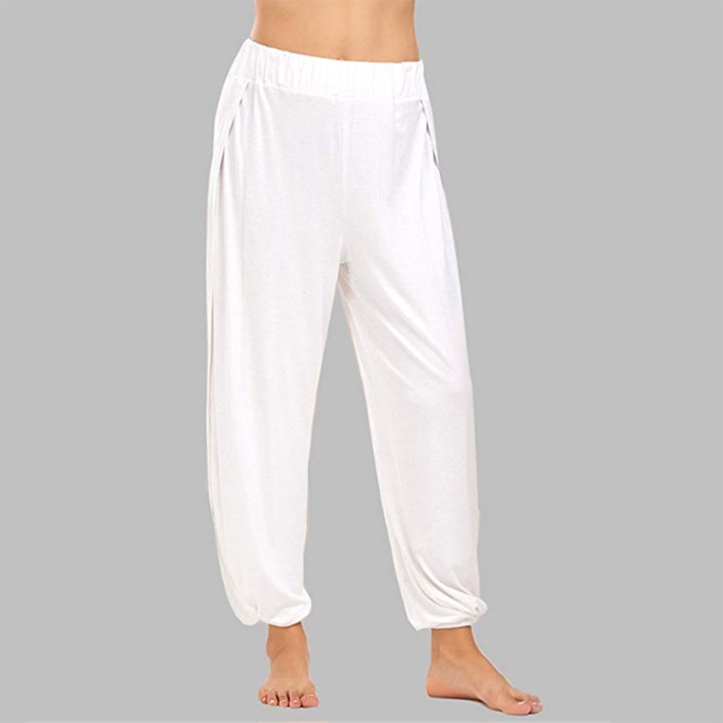 Split Yoga /Leisure Pants, Ladies - thebodymindsoulshop