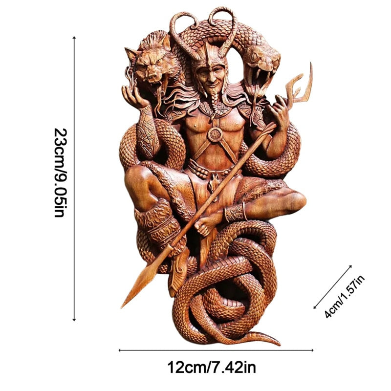 Large Viking Mythology Wall Sculptures - thebodymindsoulshop