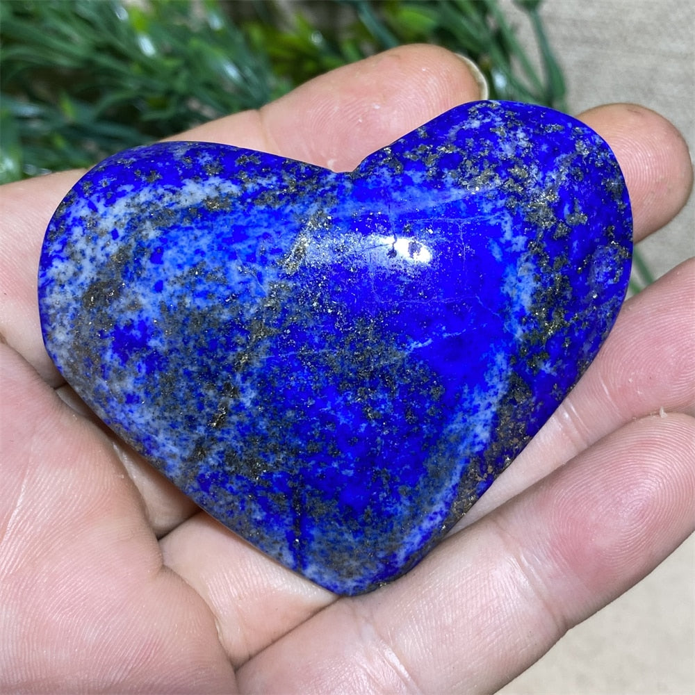 Lapis Lazuli Blue Heart - thebodymindsoulshop