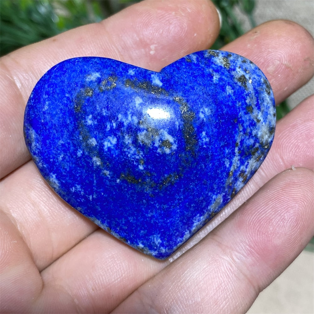 Lapis Lazuli Blue Heart - thebodymindsoulshop