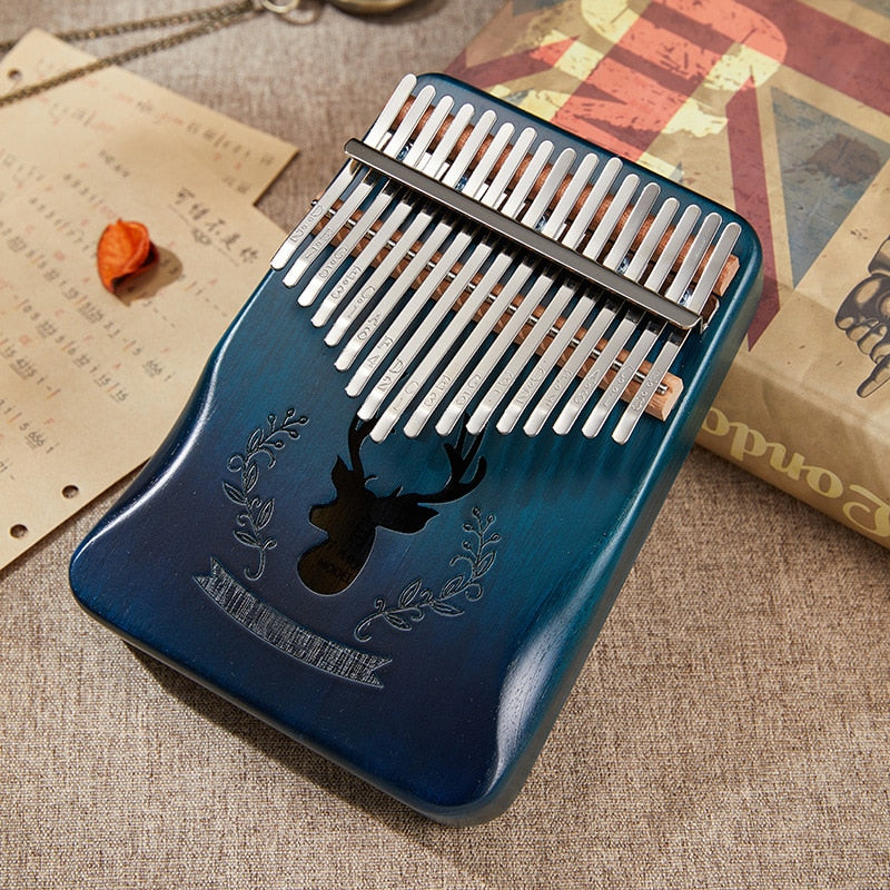 Cega Kalimba 17 Key Mahogany Thumb Piano - thebodymindsoulshop