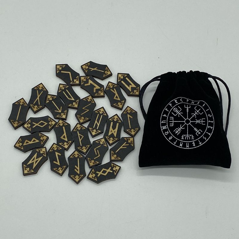 25Pcs/set Wooden Runes - thebodymindsoulshop