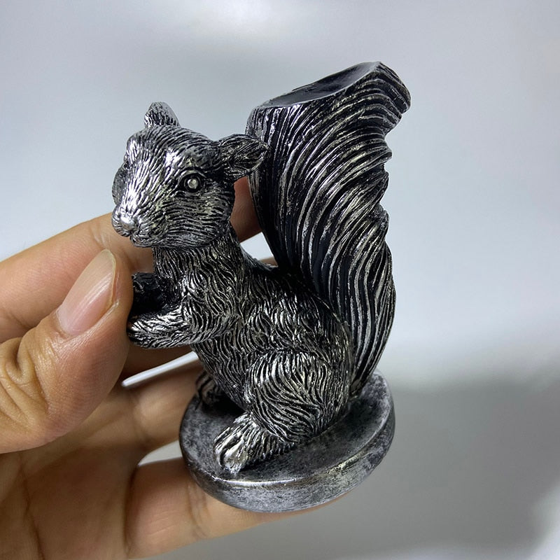 Squirrel Crystal Ball Base - thebodymindsoulshop