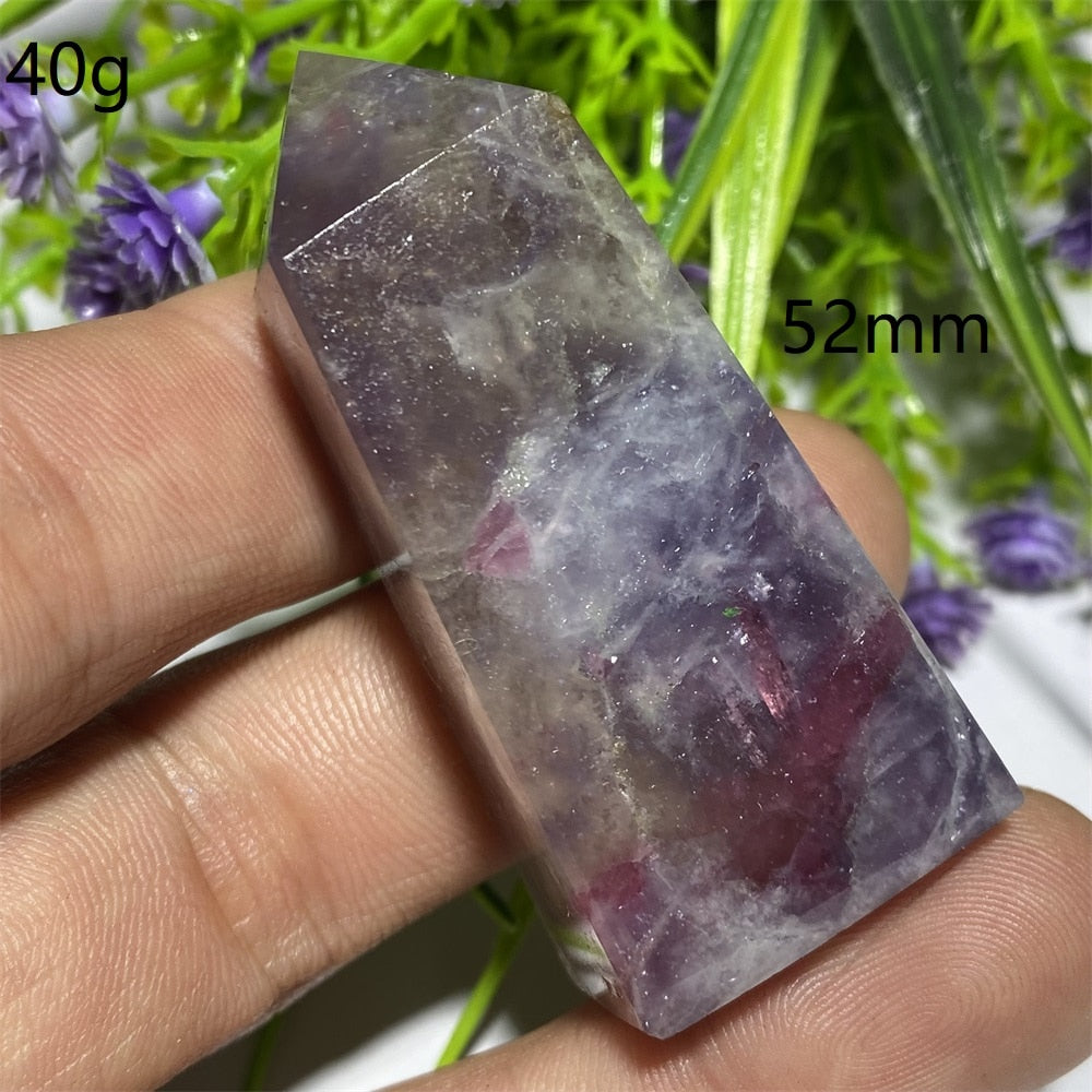 Unicorn Tourmaline And Mica Sheet Pillar - thebodymindsoulshop