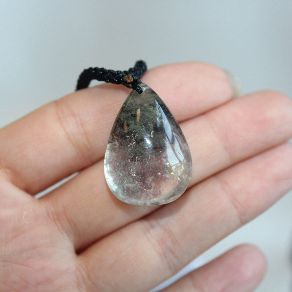 Phantom Quartz Necklace - thebodymindsoulshop