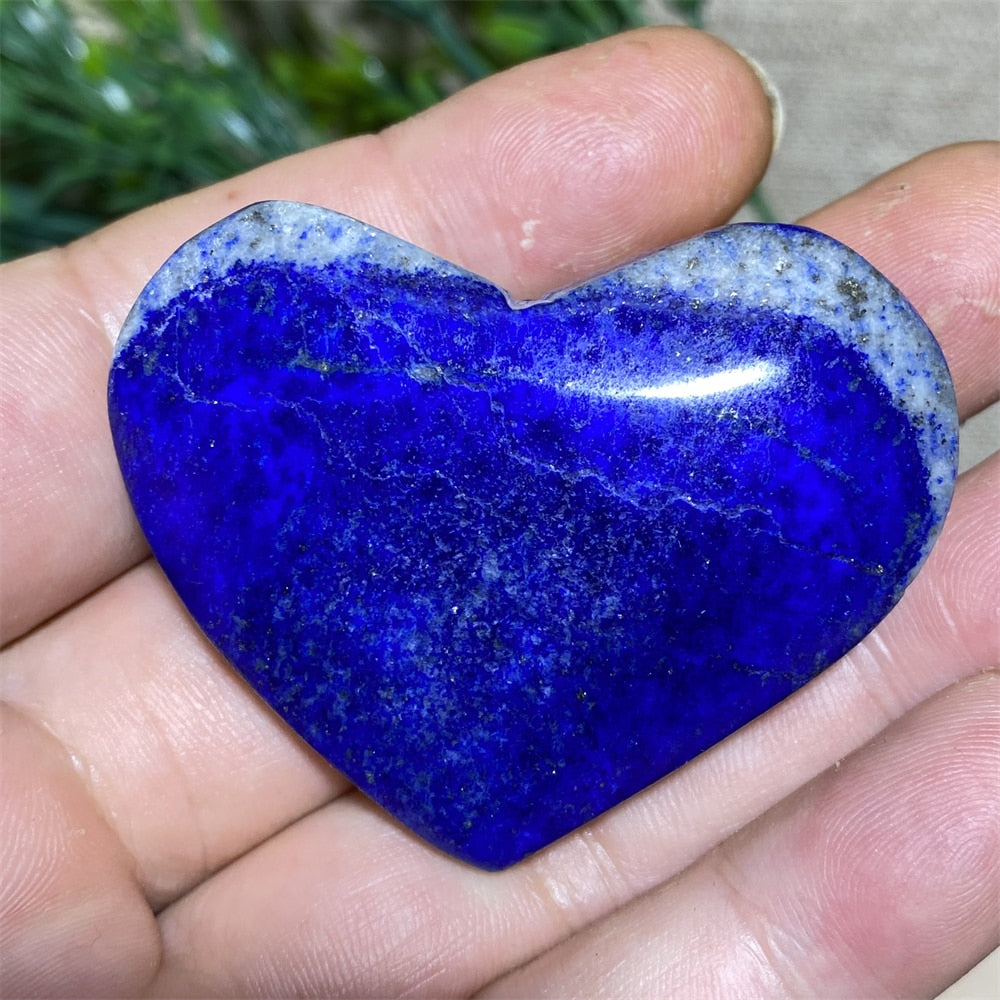 Lapis Lazuli Blue Heart - thebodymindsoulshop