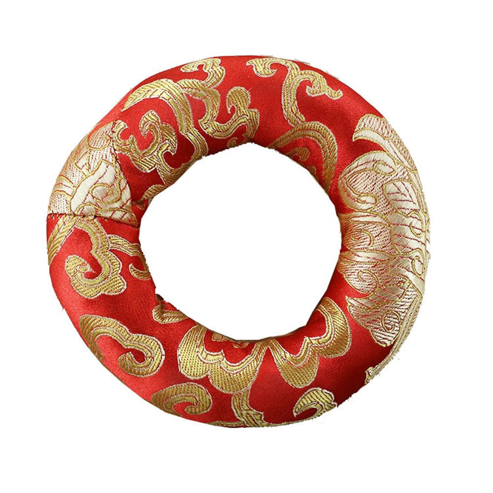 Silk Brocade Cushion for Tibetan singing Bowl - thebodymindsoulshop