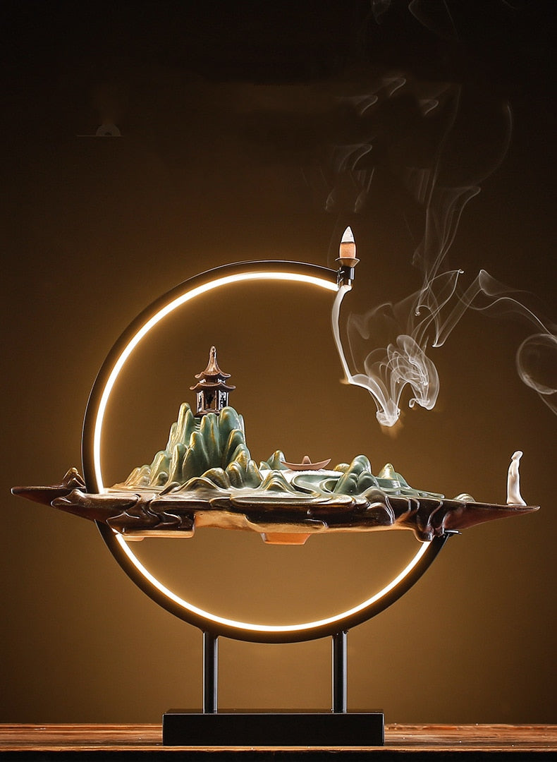 Zen Backflow Incense Holder/Light - thebodymindsoulshop