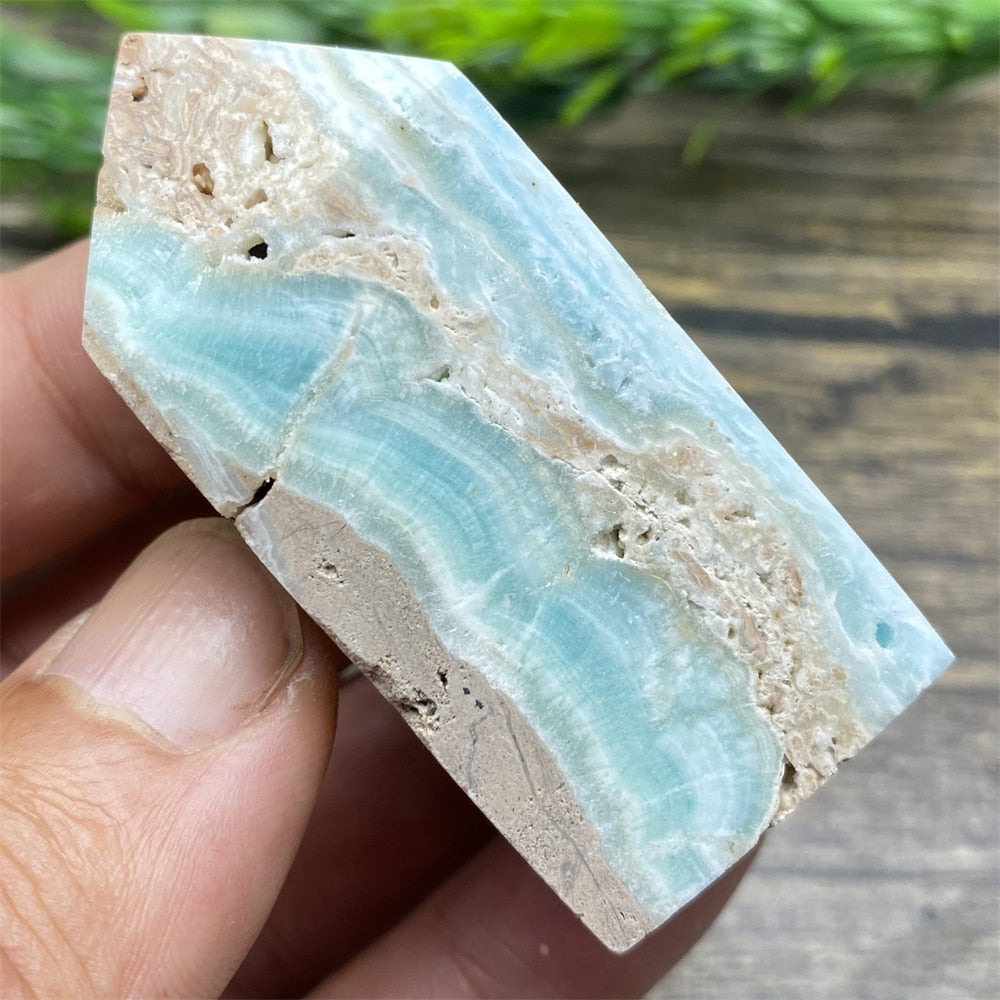 Hemimorphite Blue Tower - thebodymindsoulshop