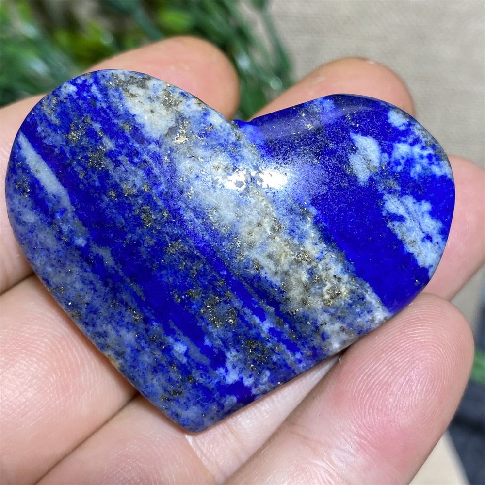 Lapis Lazuli Blue Heart - thebodymindsoulshop