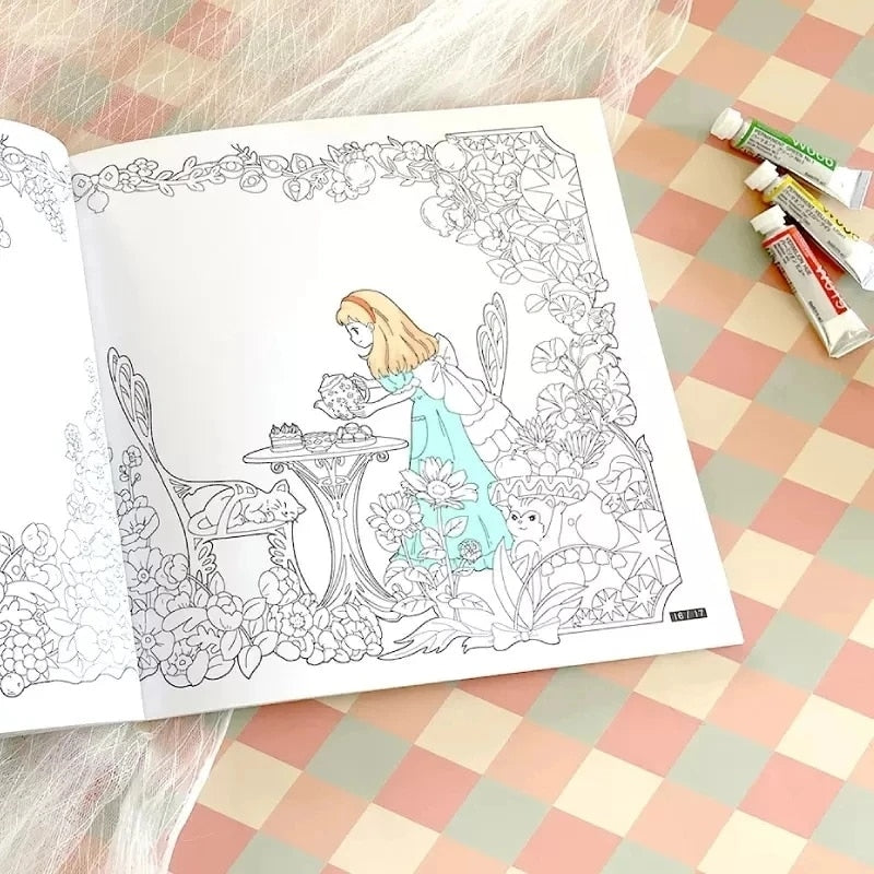 Don't Worry Fairy Tale, Adult/Teen Coloring book - thebodymindsoulshop