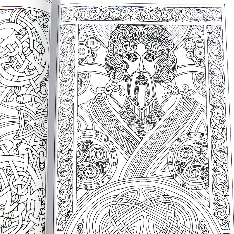 Celtic graphic Coloring Book - thebodymindsoulshop