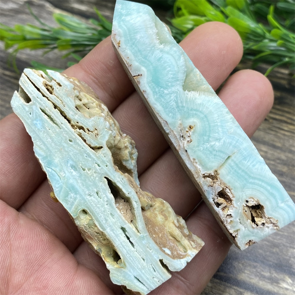 Hemimorphite Blue Tower - thebodymindsoulshop