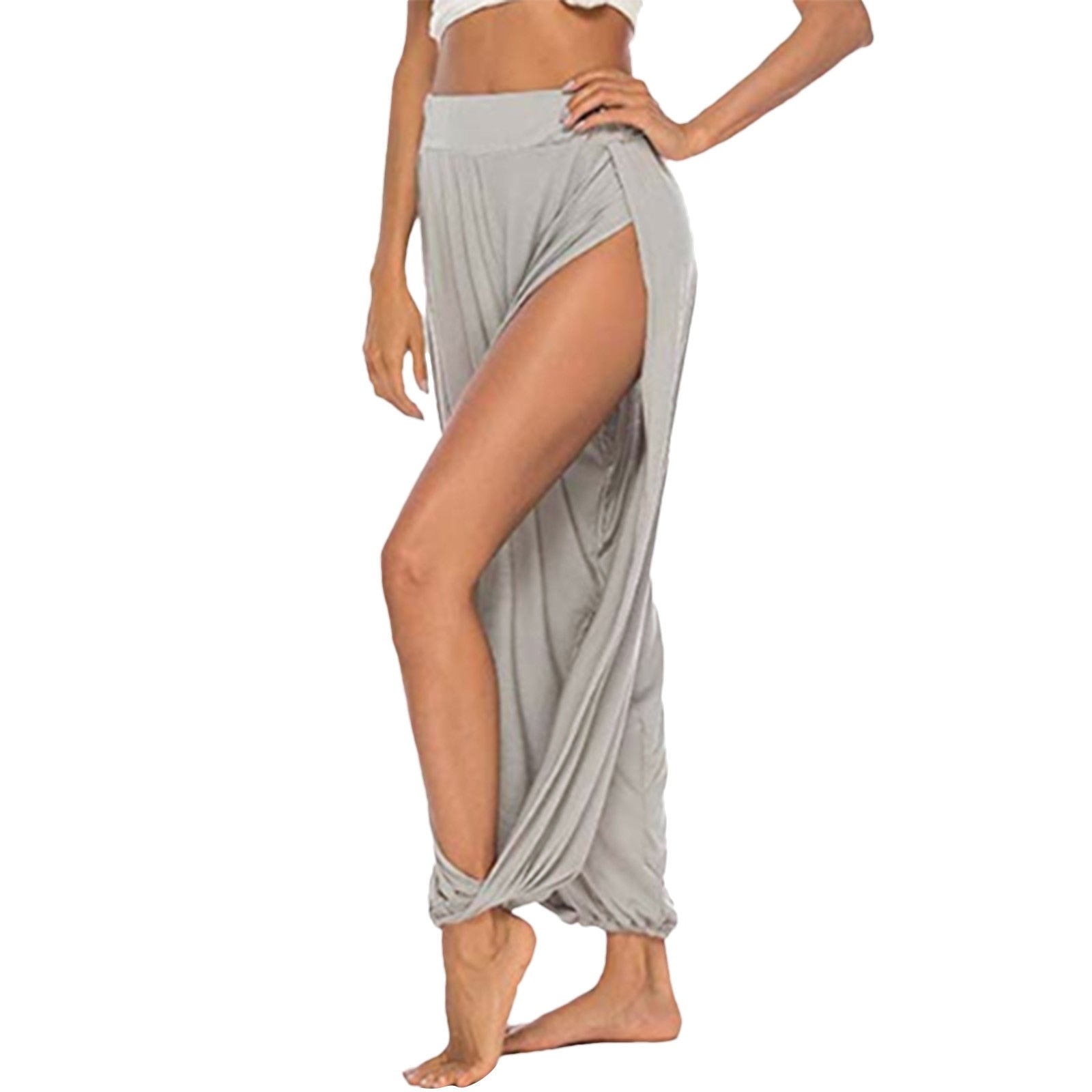 Split Yoga /Leisure Pants, Ladies - thebodymindsoulshop