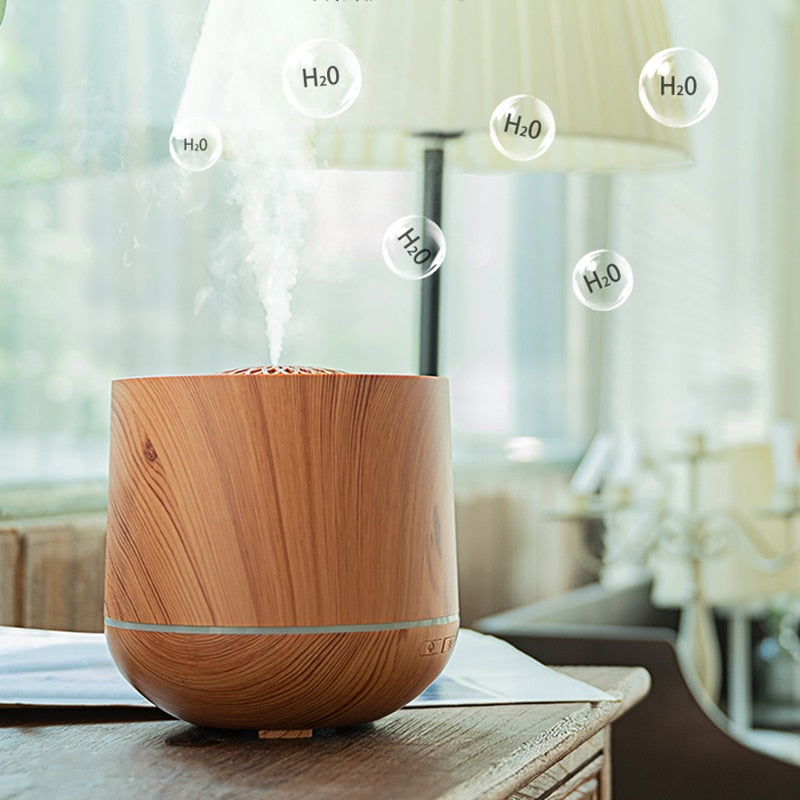 Essential oil Diffuser Wood Finish Humidifier - thebodymindsoulshop