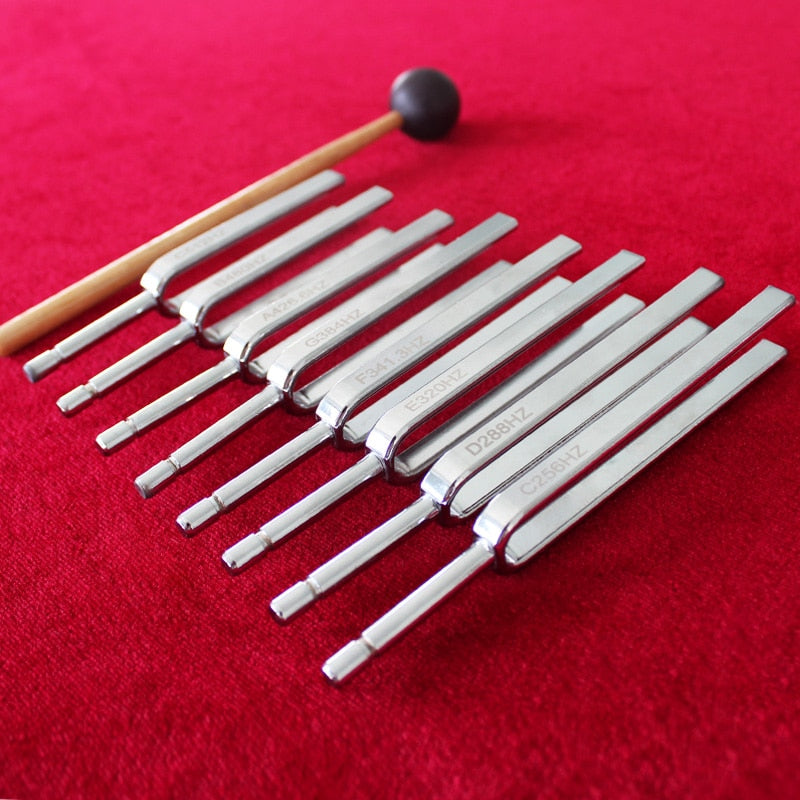 Tuning Fork Set Chakra Sound Healing - thebodymindsoulshop