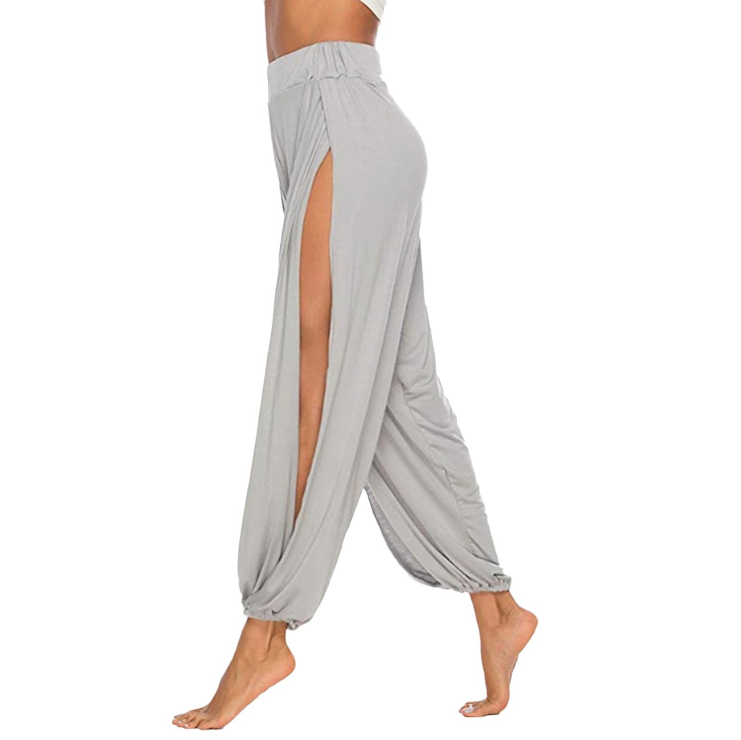 Split Yoga /Leisure Pants, Ladies - thebodymindsoulshop