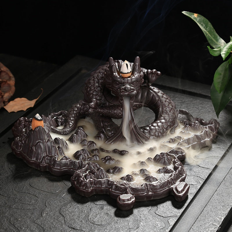 Luxury Incense Burners, Ceramic, Backflow - thebodymindsoulshop