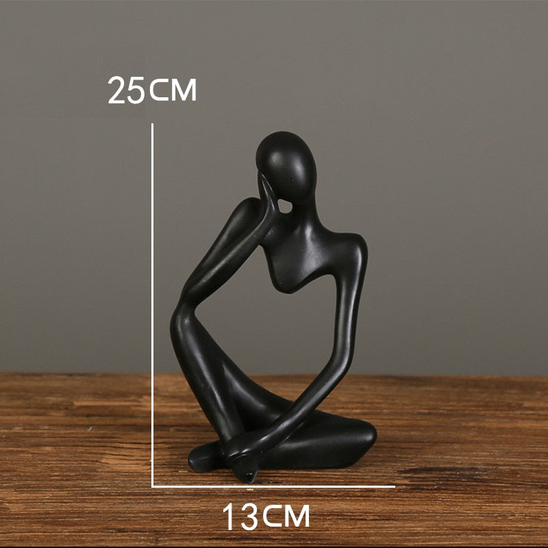 Modern Abstract Thinker Statues - thebodymindsoulshop