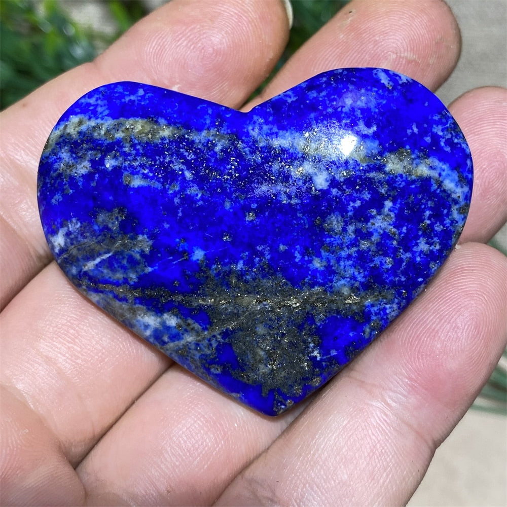 Lapis Lazuli Blue Heart - thebodymindsoulshop