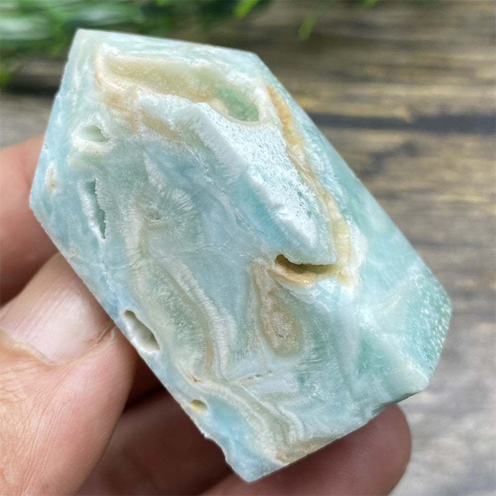 Hemimorphite Blue Tower - thebodymindsoulshop