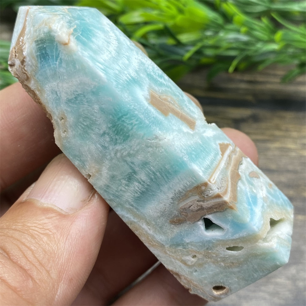 Hemimorphite Blue Tower - thebodymindsoulshop