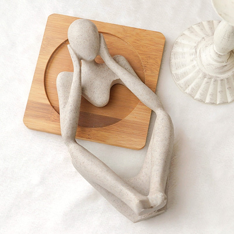 Modern Abstract Thinker Statues - thebodymindsoulshop