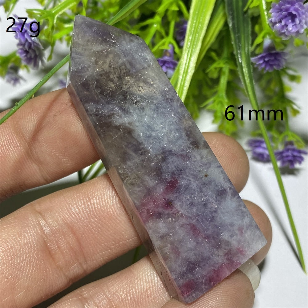 Unicorn Tourmaline And Mica Sheet Pillar - thebodymindsoulshop