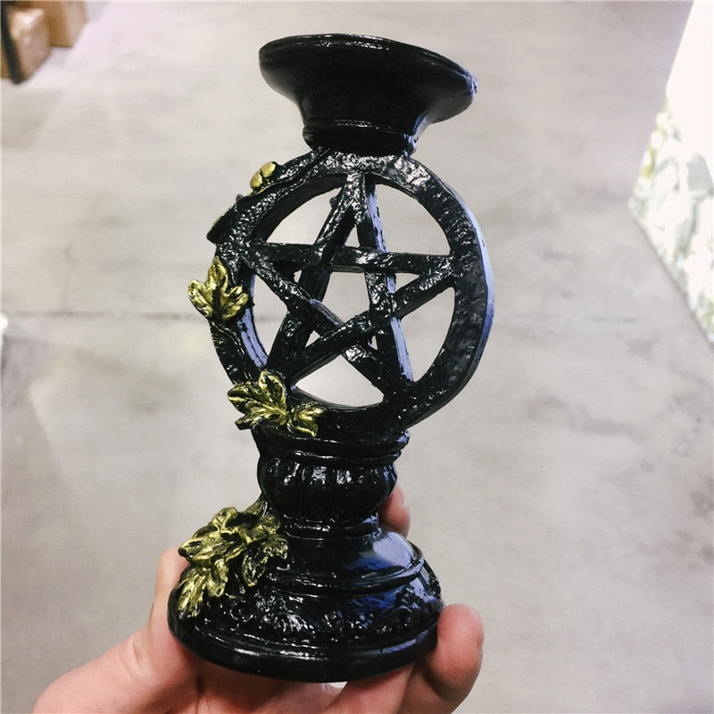 Resin Pentagram Stand For Crystal Ball - thebodymindsoulshop