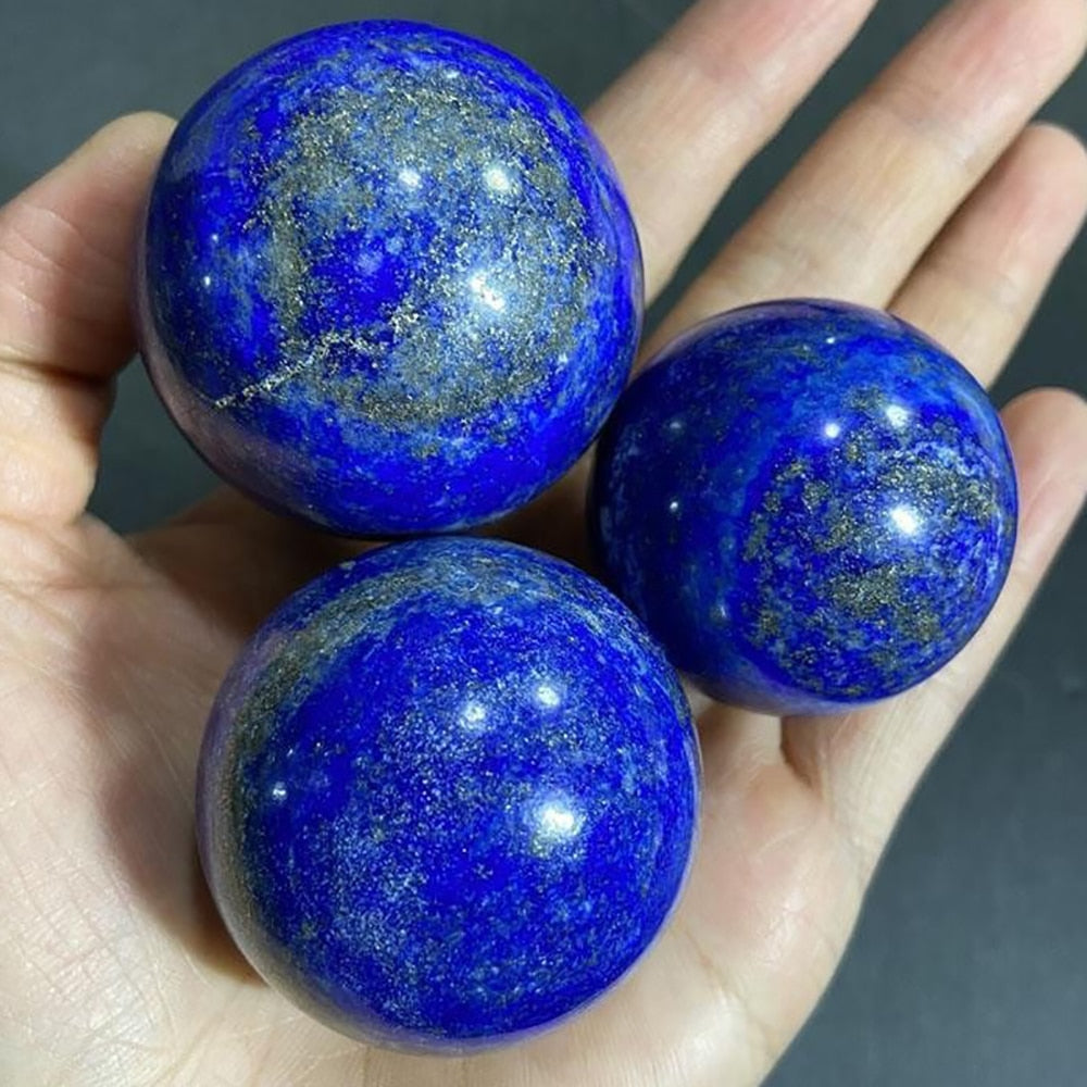 Lapis Lazuli Crystal Spheres - thebodymindsoulshop