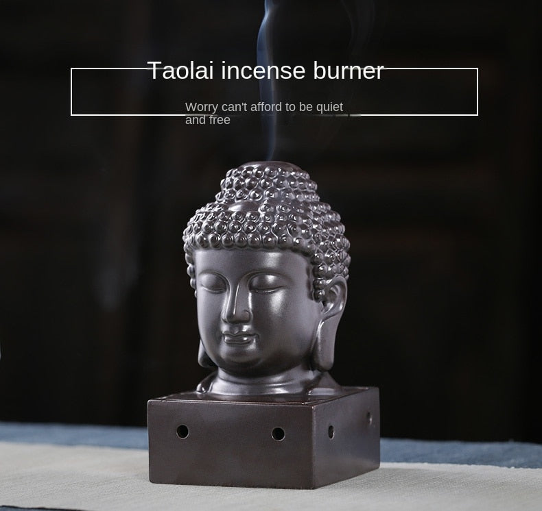 Buddha Coil Burner (22 options available w/ or w/o table or incense) - thebodymindsoulshop