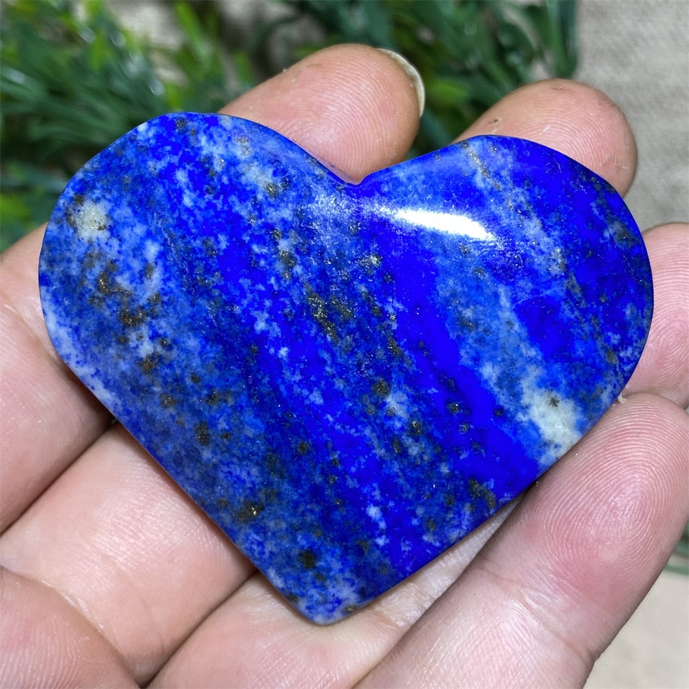 Lapis Lazuli Blue Heart - thebodymindsoulshop