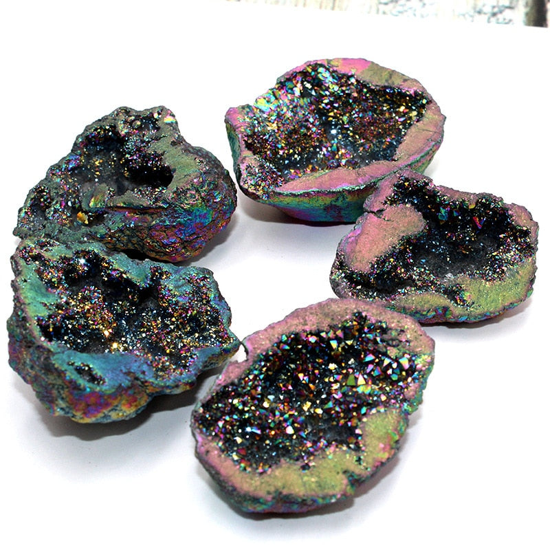 Various Mineral Druzy Geodes - thebodymindsoulshop