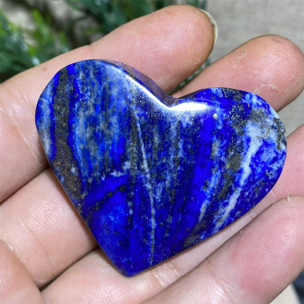 Lapis Lazuli Blue Heart - thebodymindsoulshop