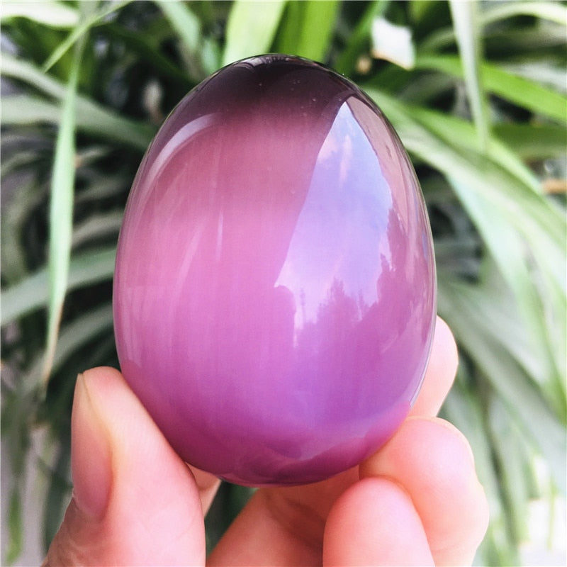 Purple Opalite egg - thebodymindsoulshop