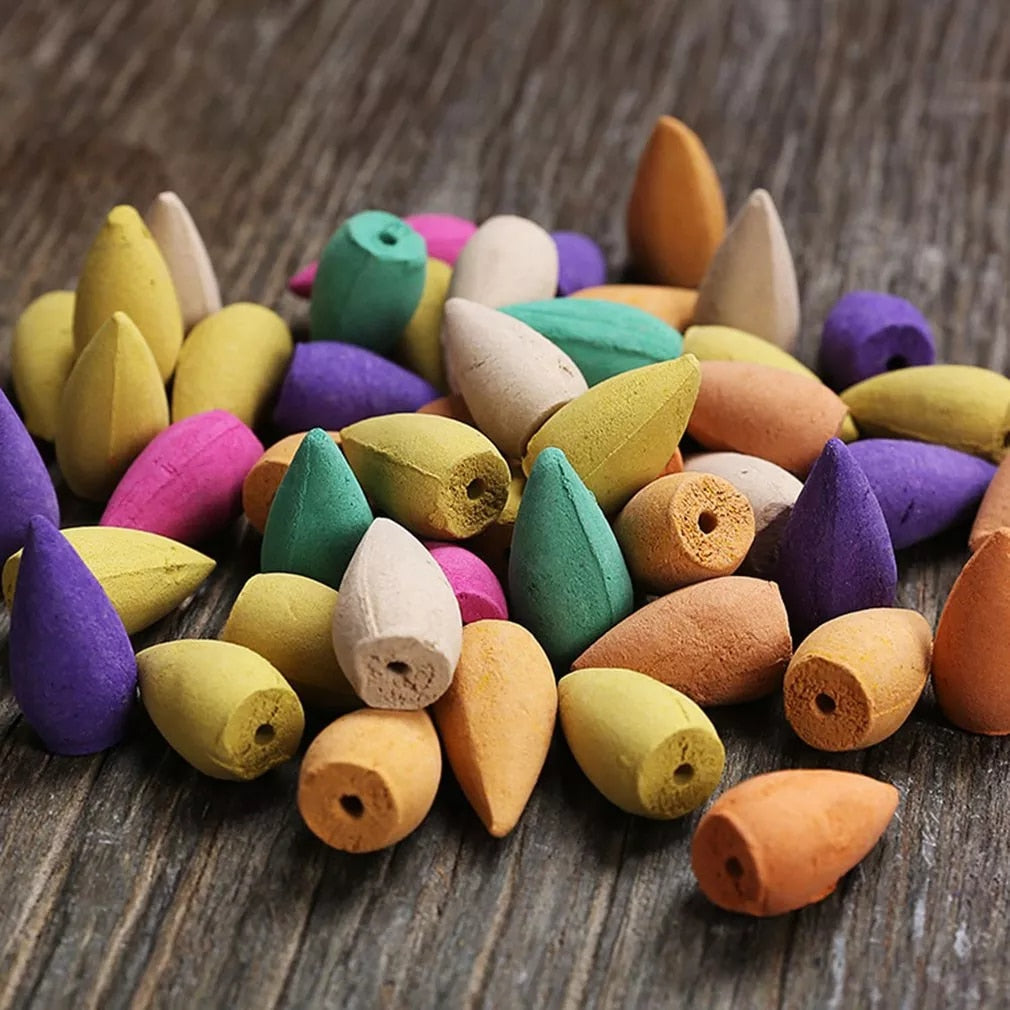 100PCS Mixed Backflow Incense Cones - thebodymindsoulshop