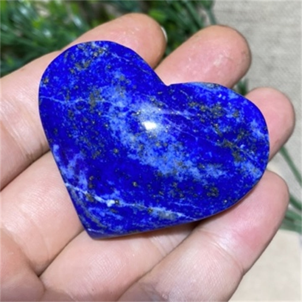 Lapis Lazuli Blue Heart - thebodymindsoulshop