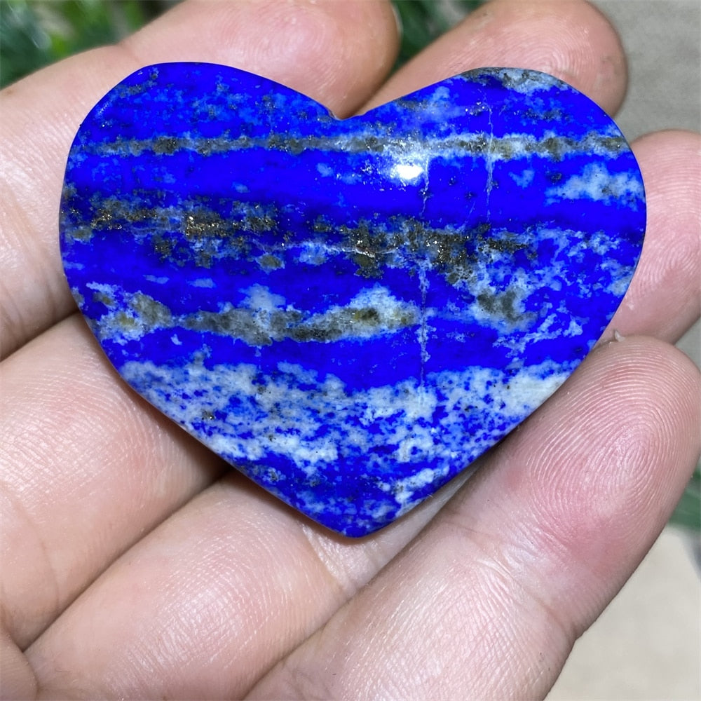 Lapis Lazuli Blue Heart - thebodymindsoulshop