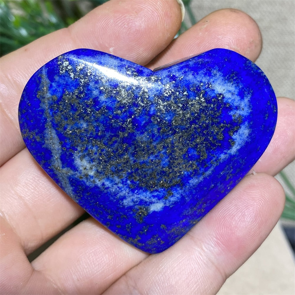 Lapis Lazuli Blue Heart - thebodymindsoulshop