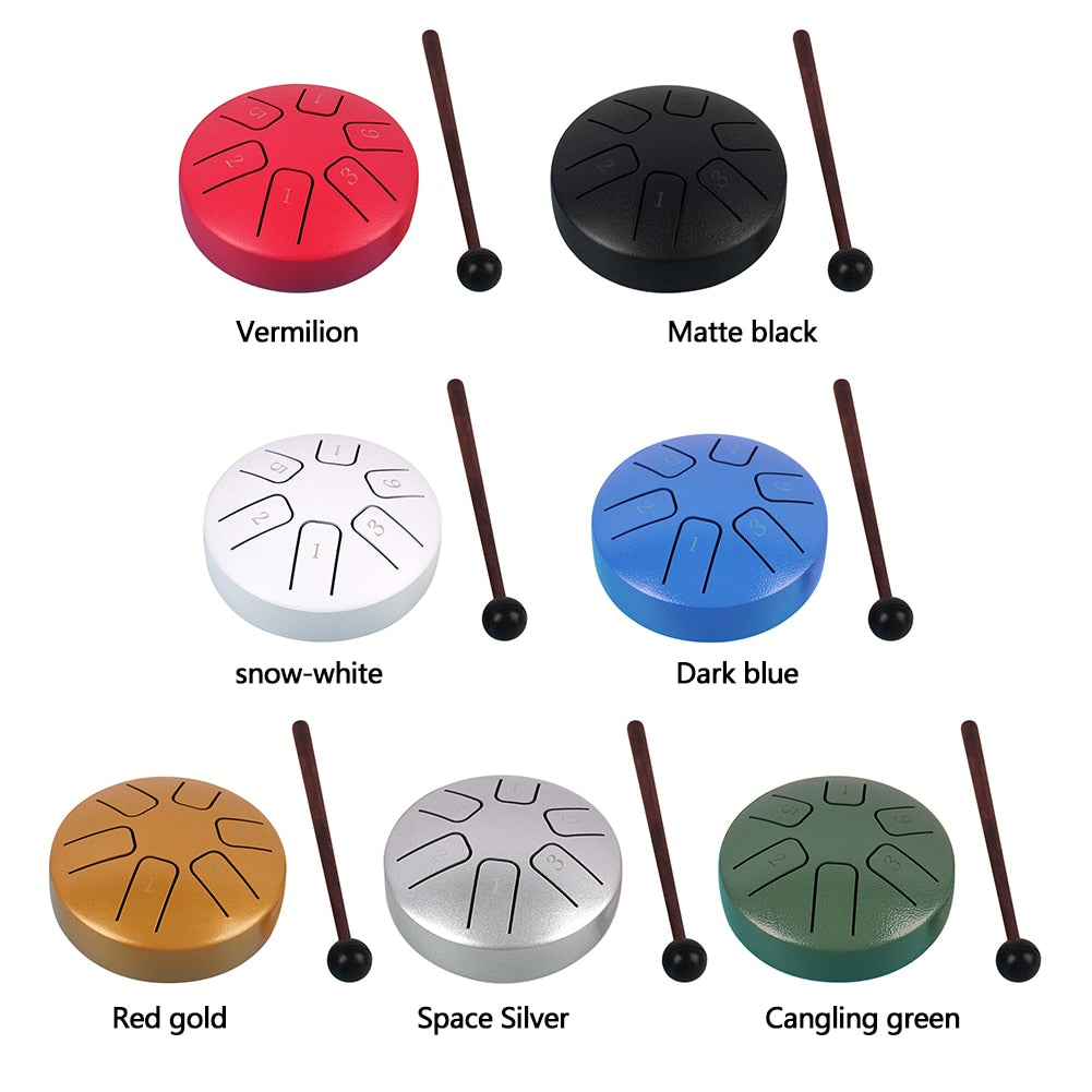 Mini Steel Tongue Drum Set 3/3.8 Inch - thebodymindsoulshop