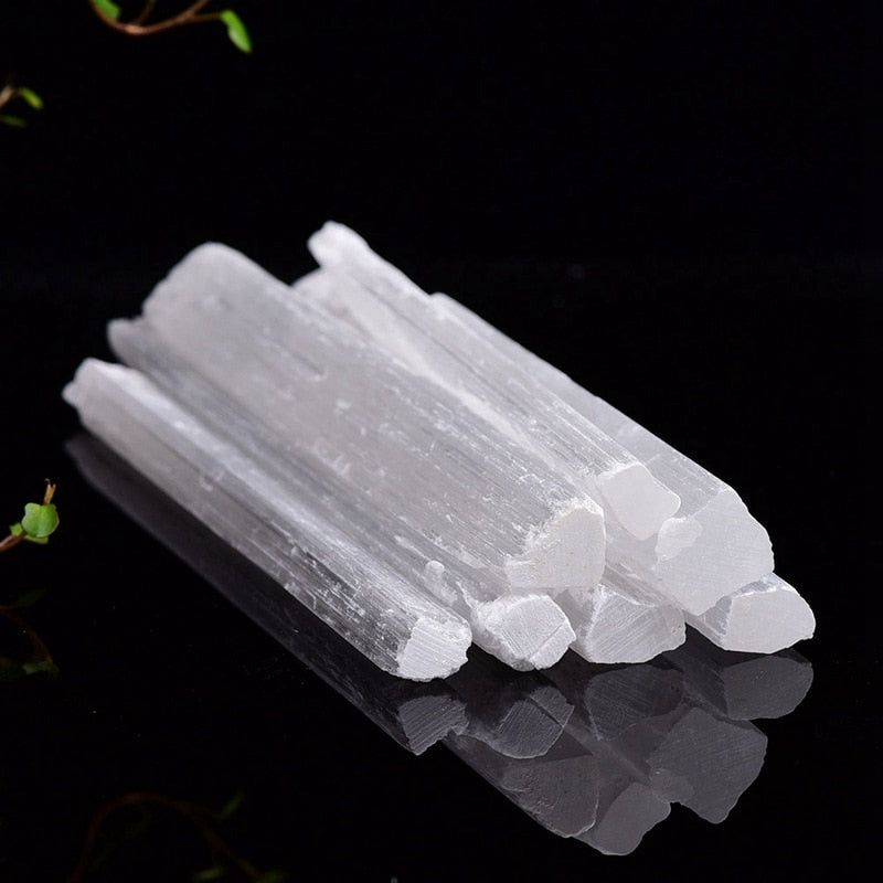 Selenite Crystal Wand - thebodymindsoulshop