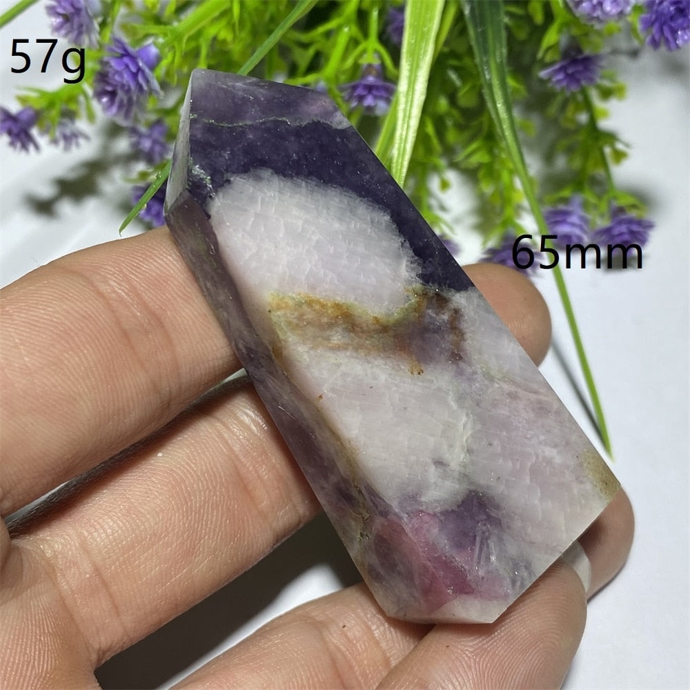 Unicorn Tourmaline And Mica Sheet Pillar - thebodymindsoulshop